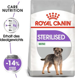 Royal Canin Mini Sterilised Adult Hundefutter mit Huhn zur Gewichtskontrolle 8 kg - 8 kg – Bild 1 von 6