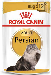Produktbild von Royal Canin Persian Adult Katzenfutter Geflügel Pouch 48x85g für langhaarige Katzen