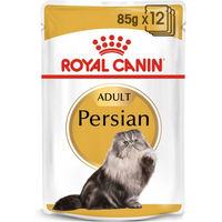 Produktbild von Royal Canin Persian Adult Katzenfutter Geflügel Pouch 48x85g für langhaarige Katzen