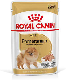 Royal Canin Pomeranian Adult Mousse Feuchtnahrung für ausgewachsene Zwergspitze 12 x 85 g - 12 x 85 g – Bild 1 von 3