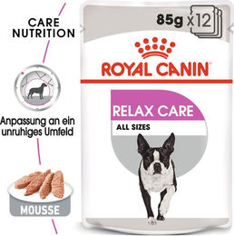 Royal Canin Relax Care Mousse Hundefutter für erwachsene Hunde 12 x 85 g - 12 x 85 g – Bild 1 von 2