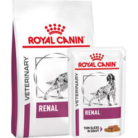 Produktbild von Royal Canin Renal Diätfutter für Hunde Trockenfutter Sparpaket 7 kg plus 12 x 100 g