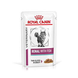 Produktbild von Royal Canin Renal Katzen Nassfutter Fisch mit Stückchen in Sauce 48 x 85 g - 48 x 85 g