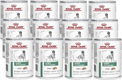 Produktbild von Royal Canin Satiety Weight Management Diätfutter Nassfutter für erwachsene Hunde zur Gewichtskontrolle 410g x 12