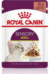 Produktbild von Royal Canin Sensory Smell Katzen Nassfutter Fisch Stückchen in Sauce 24x85 g