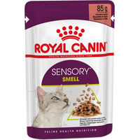 Produktbild von Royal Canin Sensory Smell Nassfutter für erwachsene Katzen mit Fisch in Soße 12 x 85 g - 12 x 85 g