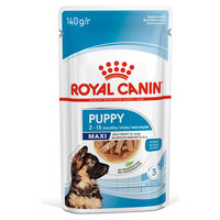 Produktbild von Royal Canin Size Health Nutrition Maxi Puppy Nassfutter für große Hunde Welpen 10x140g Pouches - 10 x 140 g
