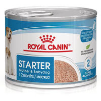 Produktbild von Royal Canin Starter Mousse Hundefutter für Welpen und tragende Hündinnen 12 x 195 g - 12 x 195 g