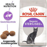 Produktbild von Royal Canin Sterilised 37 Katzenfutter Adult Geflügel zur Gewichtskontrolle und Harnwegspflege 2x10 kg