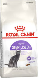 Royal Canin Sterilised 37 Katzenfutter für erwachsene kastrierte Katzen zur Gewichtskontrolle und Unterstützung der Harnwege 3 x 4 kg – Bild 1 von 2