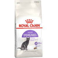 Produktbild von Royal Canin Sterilised 37 Katzenfutter für erwachsene kastrierte Katzen zur Gewichtskontrolle und Unterstützung der Harnwege 3 x 4 kg