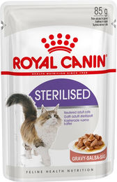 Royal Canin Sterilised Adult Katzenfutter Stückchen in Sauce zur Gewichtskontrolle 48 x 85 g – Bild 1 von 3