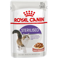 Produktbild von Royal Canin Sterilised Adult Katzenfutter Stückchen in Sauce zur Gewichtskontrolle 48 x 85 g