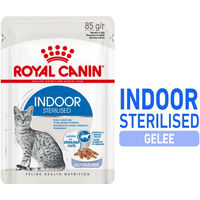 Produktbild von Royal Canin Sterilised Indoor Katzenfutter Adult Stückchen in Gelee 36 x 85 g