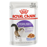 Produktbild von Royal Canin Sterilised Katzenfutter Adult Stückchen in Gelee 85 g - 85 g