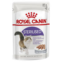 Produktbild von Royal Canin Sterilised Mousse Adult Katzenfutter zur Gewichtskontrolle und Harnwegsunterstützung 85 g