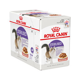 Royal Canin Sterilised Nassfutter Stückchen in Soße für ausgewachsene kastrierte Katzen 12 x 85 g - 12 x 85 g – Bild 1 von 8