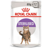 Produktbild von Royal Canin Sterilisiert Nassfutter Stückchen in Gelee für erwachsene Katzen zur Gewichtskontrolle 48x85g