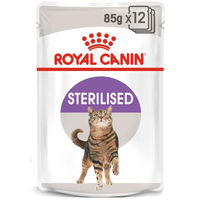 Produktbild von Royal Canin Sterilisiert Nassfutter Stückchen in Sauce für erwachsene Katzen zur Gewichtskontrolle 48x85g