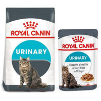Produktbild von Royal Canin Urinary Care Diätfutter Set mit Trockenfutter 2kg und 12x85g Nassfutter für Katzen zur Unterstützung der Harnwege - 2 kg