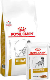 Royal Canin Urinary S/O Diätfutter für erwachsene Hunde 13 kg plus 12 x 100 g Nassfutter zur Unterstützung der Harnwege – Bild 1 von 2