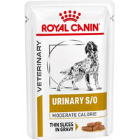 Produktbild von Royal Canin Urinary S/O Moderate Calorie Nassfutter für erwachsene Hunde zur Harnwegserkrankung und Gewichtskontrolle 24 x 100 g