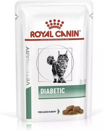 Royal Canin Veterinary Diabetic Katzen Nassfutter mit Stückchen in Soße für adulte Katzen 12 x 85 g - 12 x 85 g – Bild 1 von 7