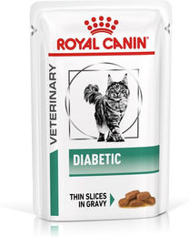 Royal Canin Veterinary Diabetic Nassfutter für erwachsene Katzen 12x85g – Bild 1 von 2