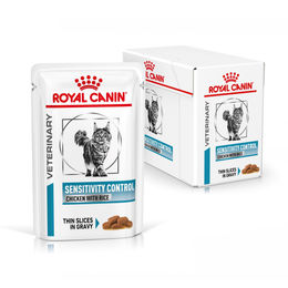 Produktbild von Royal Canin Veterinary Diet Feline Sensitivity Control Hypoallergenes Nassfutter für Katzen - 48 x 85 g