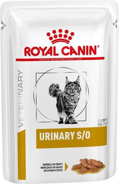 Royal Canin Veterinary Diet Urinary S/O Diätfutter für ausgewachsene Katzen Häppchen in Soße 12 x 85 g - 12 x 85 g – Bild 1 von 6