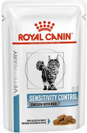 Royal Canin Veterinary Feline Sensitivity Control Diät-Nassfutter für ausgewachsene Katzen Huhn mit Reis 12 x 85 g - 12 x 85 g – Bild 1 von 4