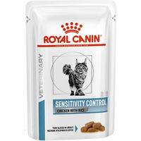 Produktbild von Royal Canin Veterinary Feline Sensitivity Control Diät-Nassfutter für ausgewachsene Katzen Huhn mit Reis 12 x 85 g - 12 x 85 g
