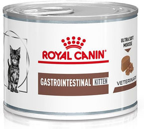 Royal Canin Veterinary Gastrointestinal Kitten Ultra Soft Mousse Katzenwelpen Feuchtnahrung 12 x 195 g - 12 x 195 g – Bild 1 von 6