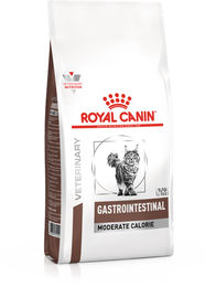 Royal Canin Veterinary Gastrointestinal Moderate Calorie Trockenfutter für erwachsene Katzen zur Magen-Darm-Unterstützung und Gewichtskontrolle 400 g - 3 x 400 g – Bild 1 von 4