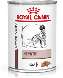 Produktbild von Royal Canin Veterinary Hepatic Diätfutter Nassfutter für Hunde mit Leber 12x420g