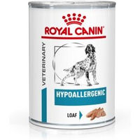 Produktbild von Royal Canin Veterinary Hypoallergenic Mousse Diätfutter für erwachsene Hunde 12x400 g - 12 x 400 g