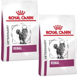 Royal Canin Veterinary Renal Diätfutter Trockenfutter für Hunde und Katzen 2x4 kg - 2 x 4 kg – Bild 1 von 3