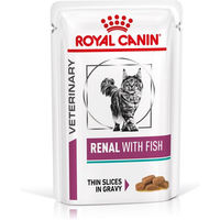 Produktbild von Royal Canin Veterinary Renal Fisch Nassfutter für Katzen Diätfutter 12x85g - 12 x 85 g