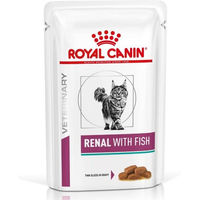 Produktbild von Royal Canin Veterinary Renal Katzen Nassfutter Fisch Diätfutter für erwachsene Katzen 48 x 85 g - 12 x 85 g