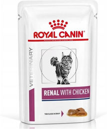 Royal Canin Veterinary Renal Katzen Nassfutter Huhn Diätfutter für erwachsene Katzen 12 x 85 g - 12 x 85 g – Bild 1 von 10