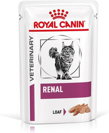 Produktbild von Royal Canin Veterinary Renal Mousse Diätfutter Nassfutter für Katzen 48x85g