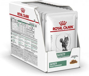 Royal Canin Veterinary Satiety Weight Management Diät-Nassfutter für erwachsene Katzen zur Gewichtskontrolle 12 x 85 g - 12 x 85 g – Bild 1 von 7