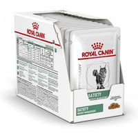 Produktbild von Royal Canin Veterinary Satiety Weight Management Diät-Nassfutter für erwachsene Katzen zur Gewichtskontrolle 12 x 85 g - 12 x 85 g