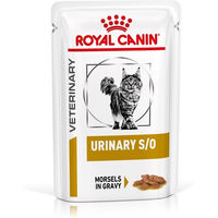 Produktbild von Royal Canin Veterinary Urinary S/O Katzen Nassfutter Häppchen in Soße Diätfutter 48x85g