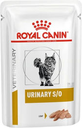 Produktbild von Royal Canin Veterinary Urinary S/O Loaf Diätfutter Nassfutter für erwachsene Katzen zur Unterstützung der Harnwege