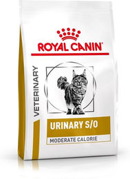 Produktbild von Royal Canin Veterinary Urinary S/O Moderate Calorie Diätfutter Trockenfutter für Katzen zur Gewichtskontrolle 2x9kg