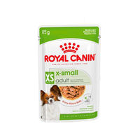 Produktbild von Royal Canin X-Small Adult Hund Feuchtnahrung Stückchen in Soße 12 x 85 g - 12 x 85 g