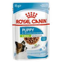 Produktbild von Royal Canin X-Small Puppy Stückchen in Sauce 85 g - 85 g