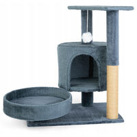 Produktbild von Royal Furry Katzen Kratzbaum mit Häuschen und Liegeplätzen aus Sisal