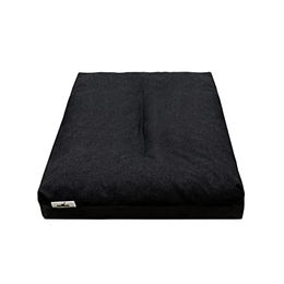 ROYSSON Hundebett und Katzenbett als wasserdichtes Hundekissen aus Polyester, hypoallergen, Schwarz, Größe S (65x45x12cm) – Bild 1 von 6